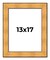 13x17 Embellished Picture Frame with UV-Resistant Acrylic & Acid Free Backing, Available in 3 Finishes - Black, Brown, Gold